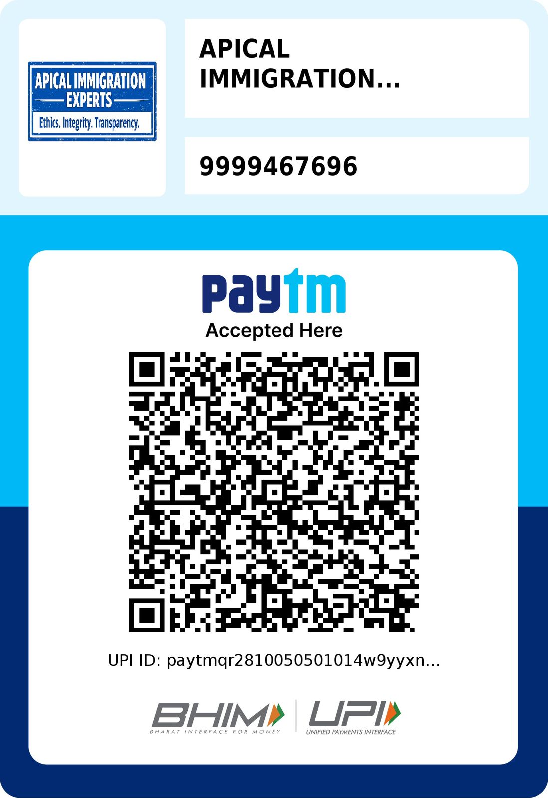 Paytm UPI Scan Code