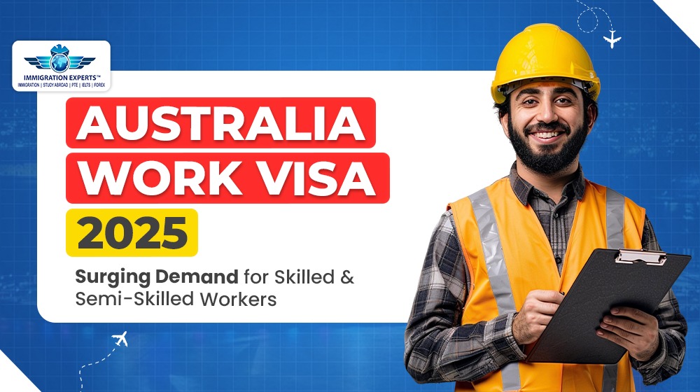 Australia Work Visa 2025: High Demand for Skilled and Semi-Skilled Workers