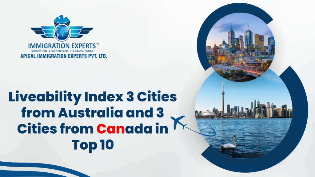 Liveability Index: 3 Cities from Australia and 3 Cities from Canada in Top 10