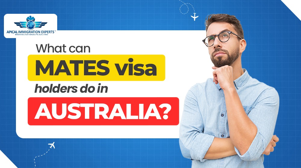 What can MATES visa holders do in Australia?