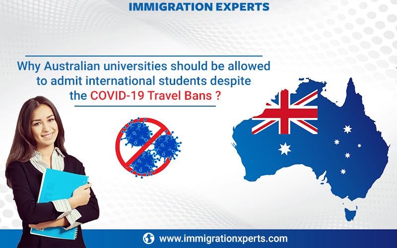 Why Australian universities should be allowed to admit international students despite the Covid-19 travel bans