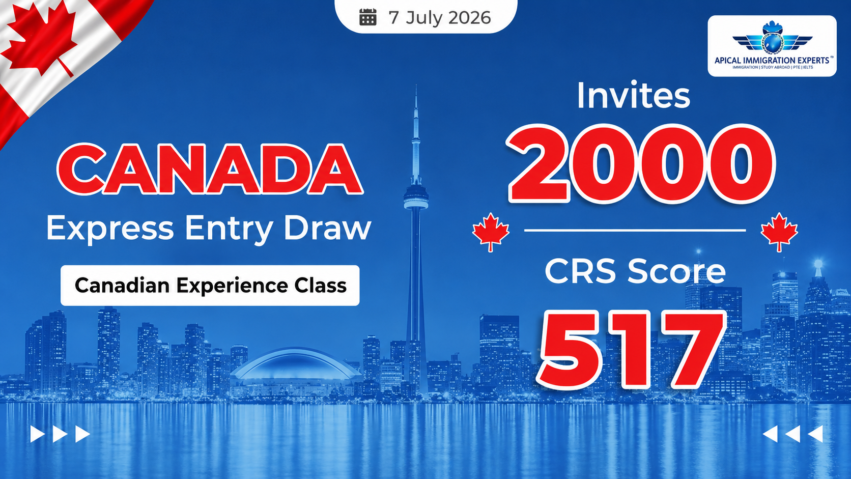 canada-express-entry-cec-draw-2000-invitations-issued-with-crs-517