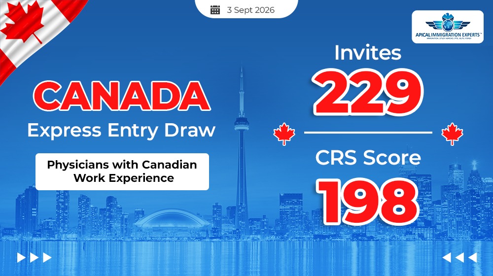 canada-invites-229-physicians-with-canadian-work-experience-in-new-express-entry-draw-at-crs-198